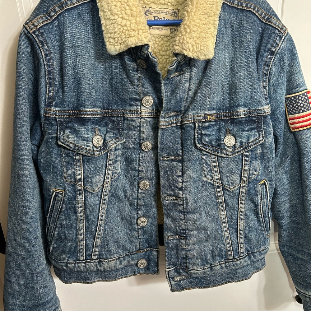 Ralph Lauren Sherpa-Lined Denim Jacket